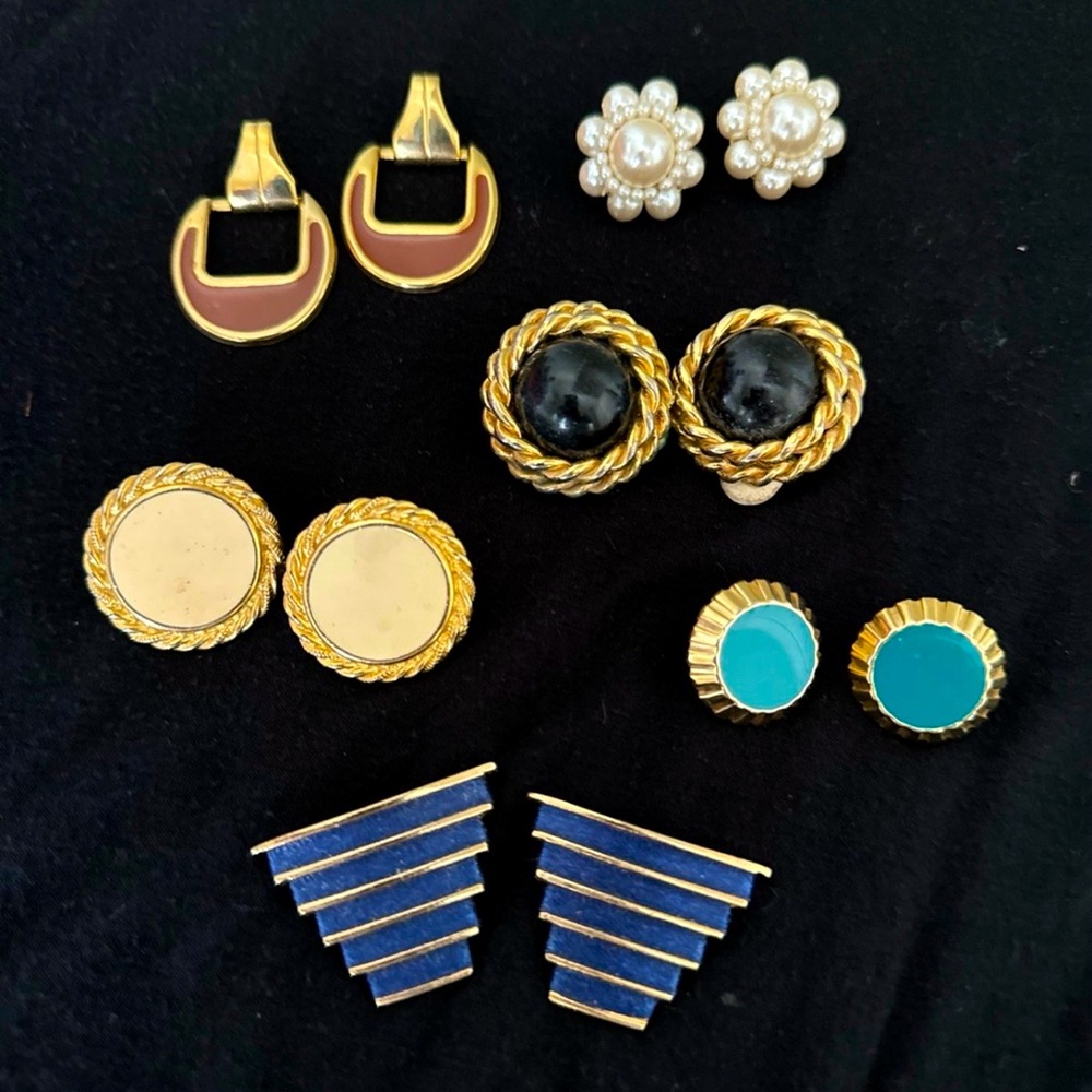 Vintage 1980s earrings